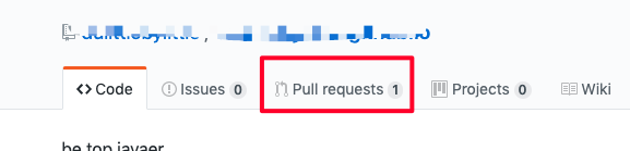 一个Pull requests